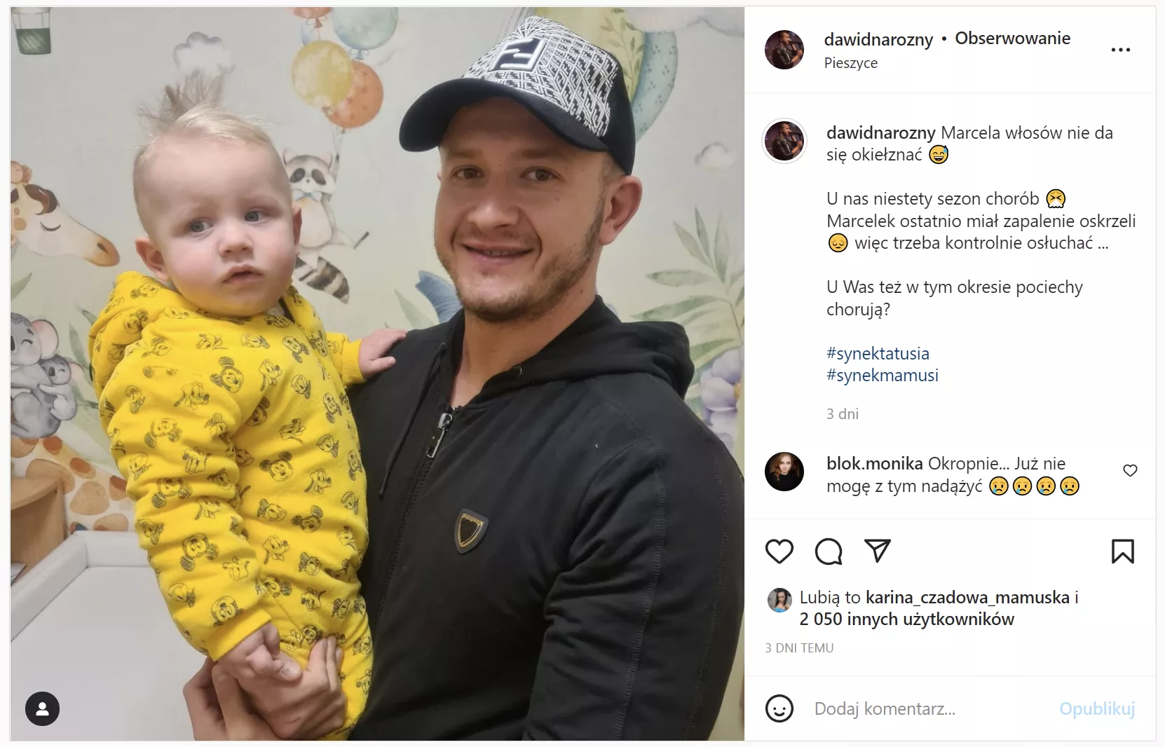 Trudne chwile w życiu gwiazdora disco polo! Dawid Narożny przejęty stanem zdrowia syna! 